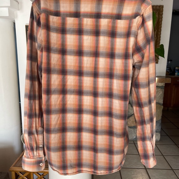 Threads 4 Thoughts Adult Medium Multicolor Plaid Preppy Light Academia Shirt M - Picture 5 of 10